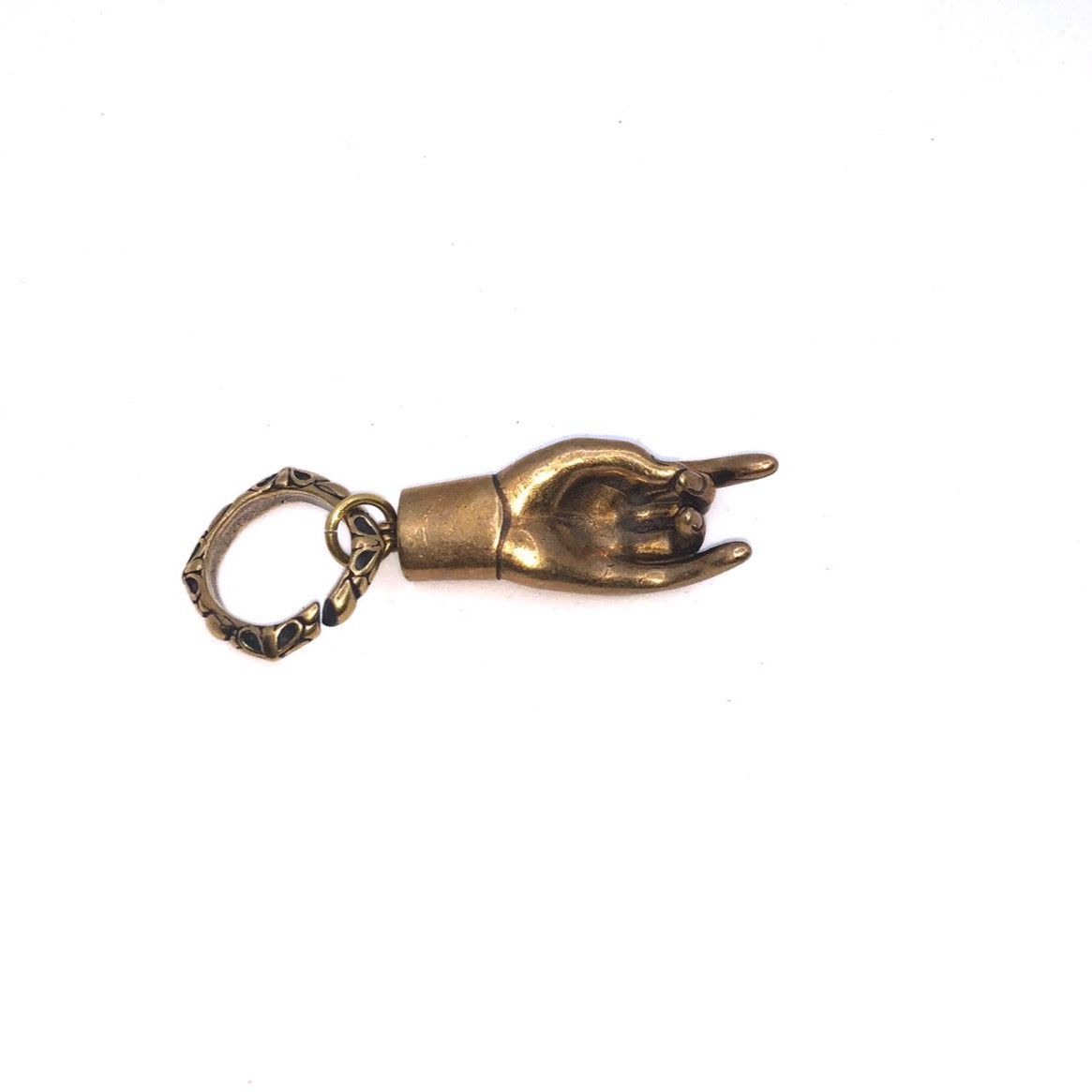 Brass Hand Keychain - The Western Kings Empire