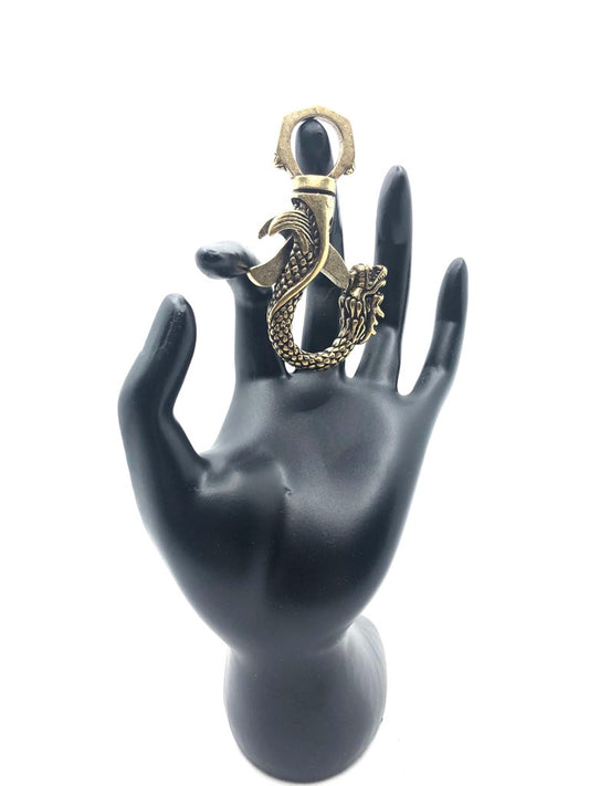 Brass Dragon Clip - The Western Kings Empire