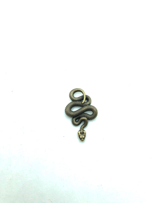 Brass Snake Keychain - The Western Kings Empire