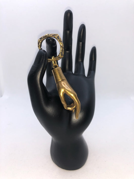 Brass Hand Keychain - The Western Kings Empire