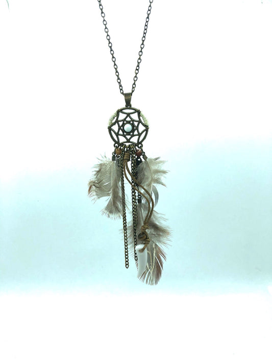 Small Feathered Dream Catcher - The Western Kings Empire