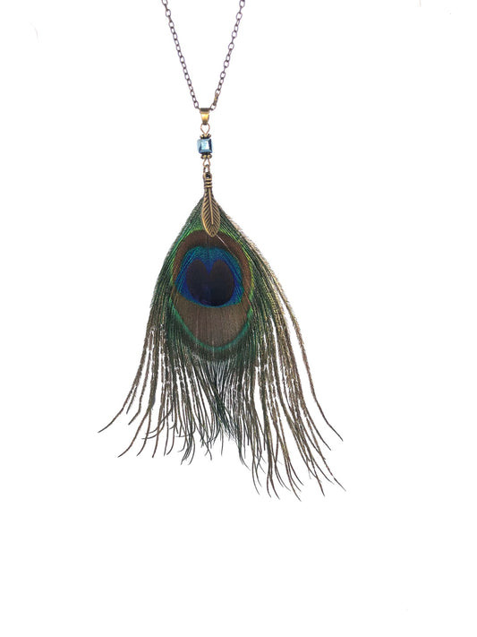 Singled Peacock neckless - The Western Kings Empire