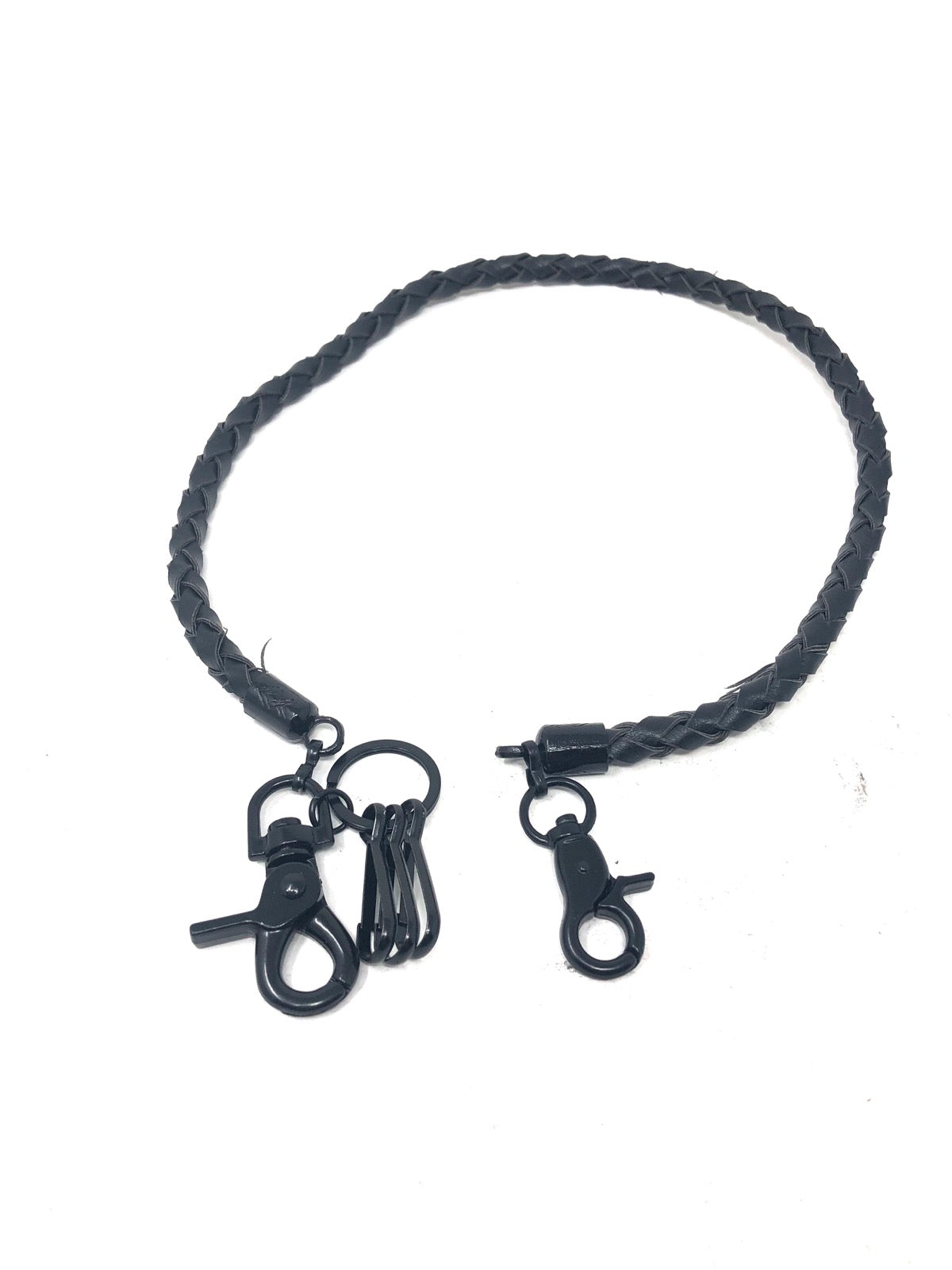 Braided Band Choker Chain Black - The Western Kings Empire