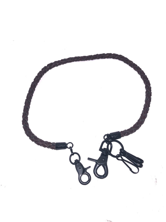 Braided Brown Key Catcher - The Western Kings Empire