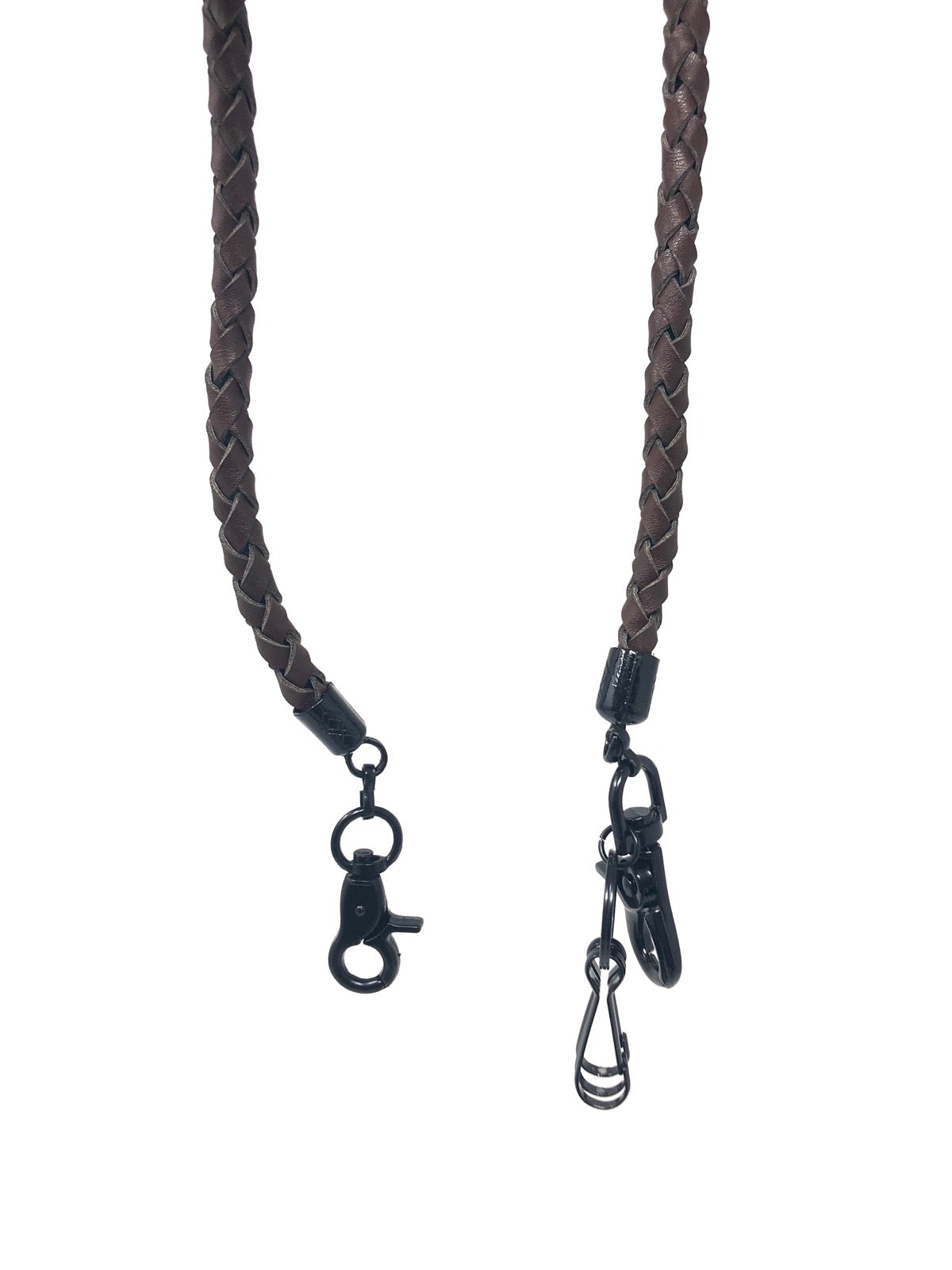 Braided Band Choker Chain Black - The Western Kings Empire