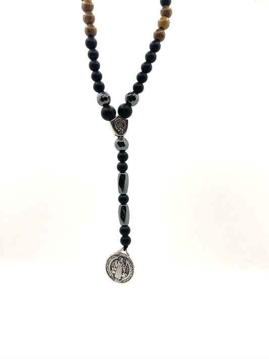 ST. Christopher Beaded Necklace - The Western Kings Empire