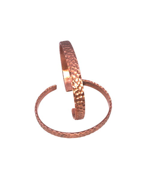 Copper Hammered Bracelet