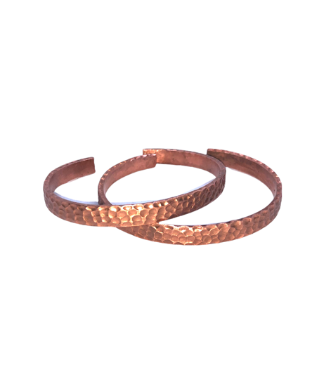 Copper Hammered Bracelet