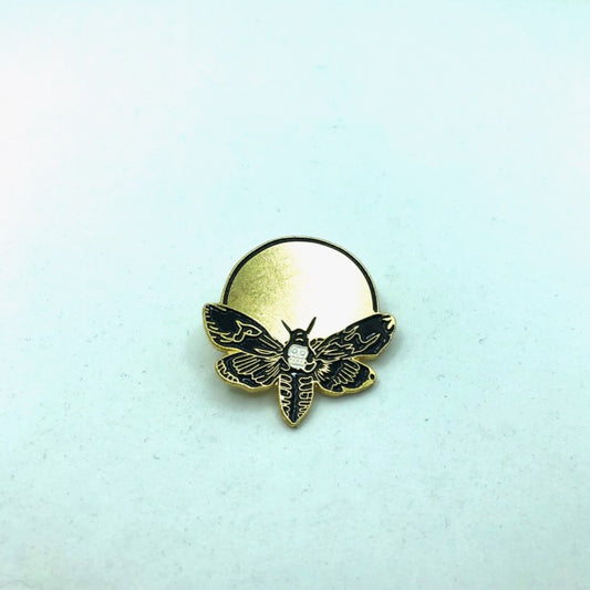 Gold Death Moth Pin - The Western Kings Empire