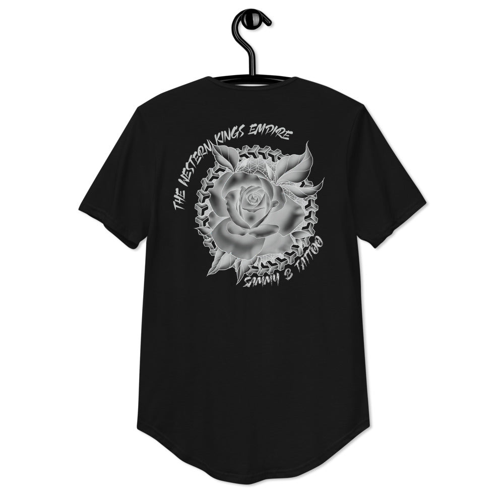 SBT Curved Hem T-Shirt - The Western Kings Empire