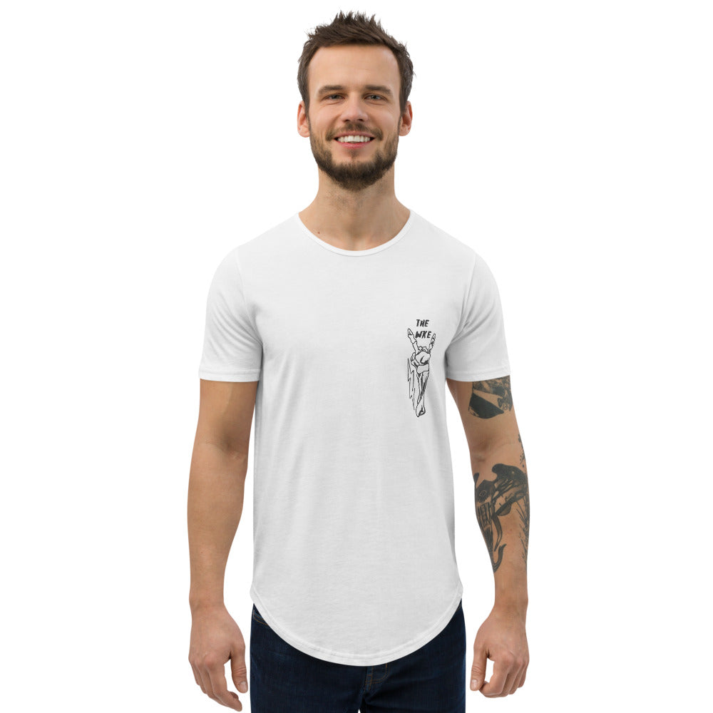 DFTD Curved Hem T-Shirt - The Western Kings Empire