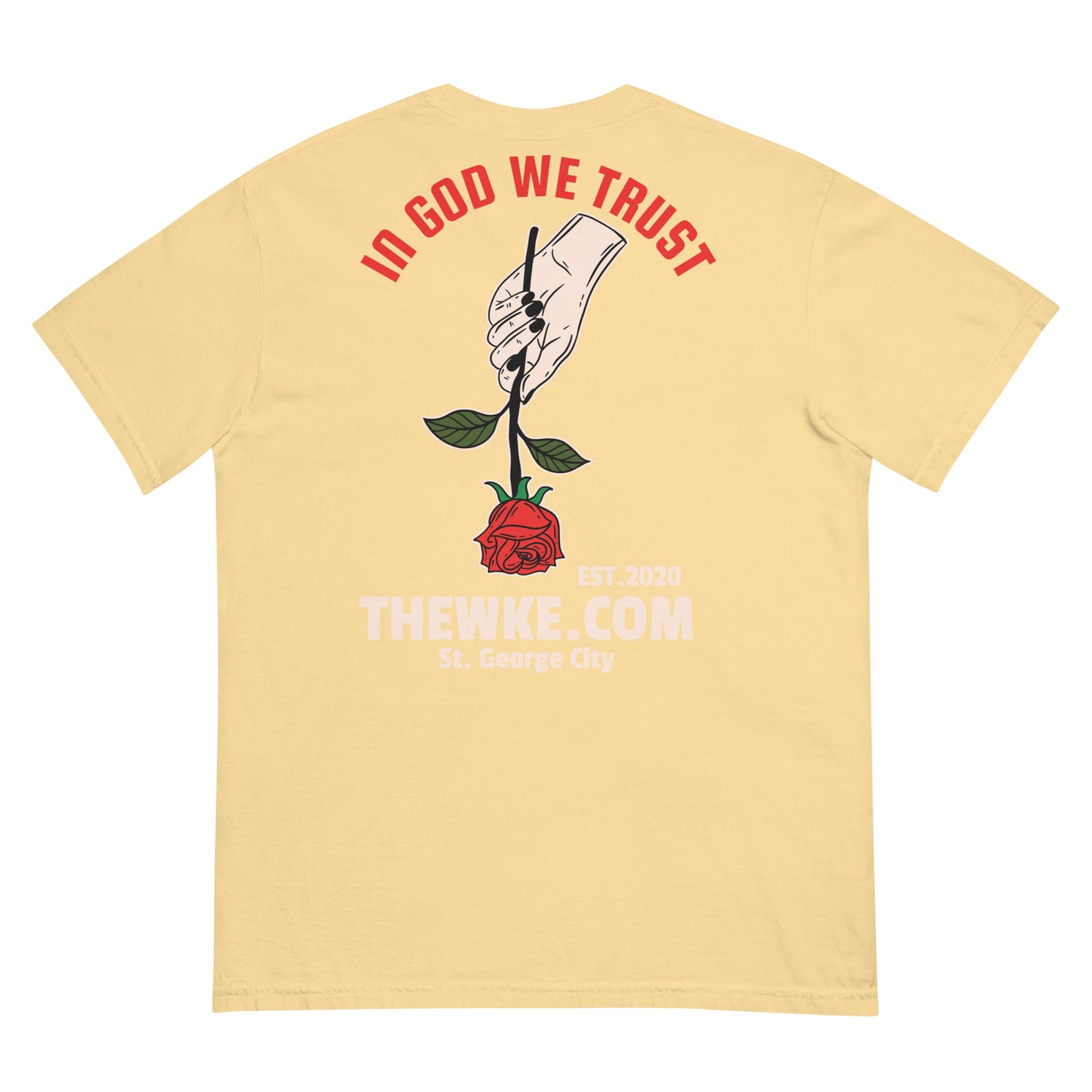 In God We Trust heavyweight t-shirt